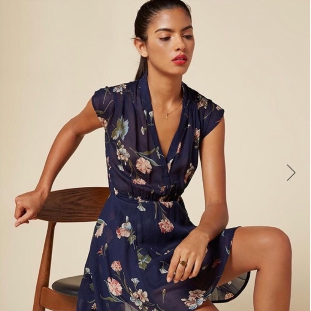 Reformation Segal Dress in Tularose size 4